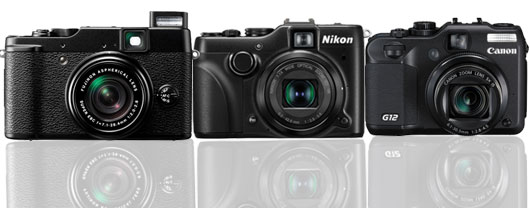 Fujifilm Comparsion review with Canon G12 and Nikon P7100