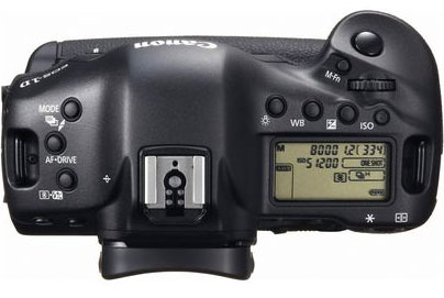 Canon 1D X Top View