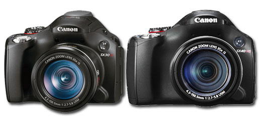 canon SX40 HS vs Canon SX30 IS
