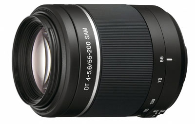 Sony Lens on Sony 55 250mm Zoom Lens For Sony A77