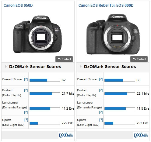 Canon EOS R8 Sensor test - DXOMARK