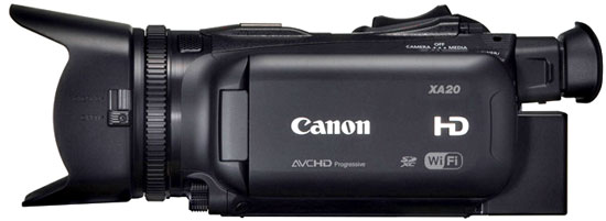 New Canon XA25 and XA20 Camcorders - Wireless Transfer And Remote