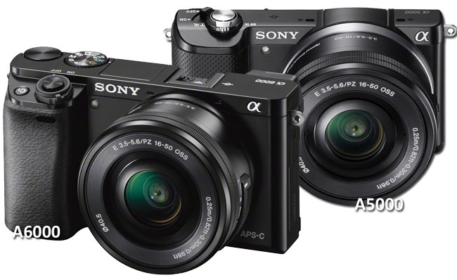 sony a5000 a6000