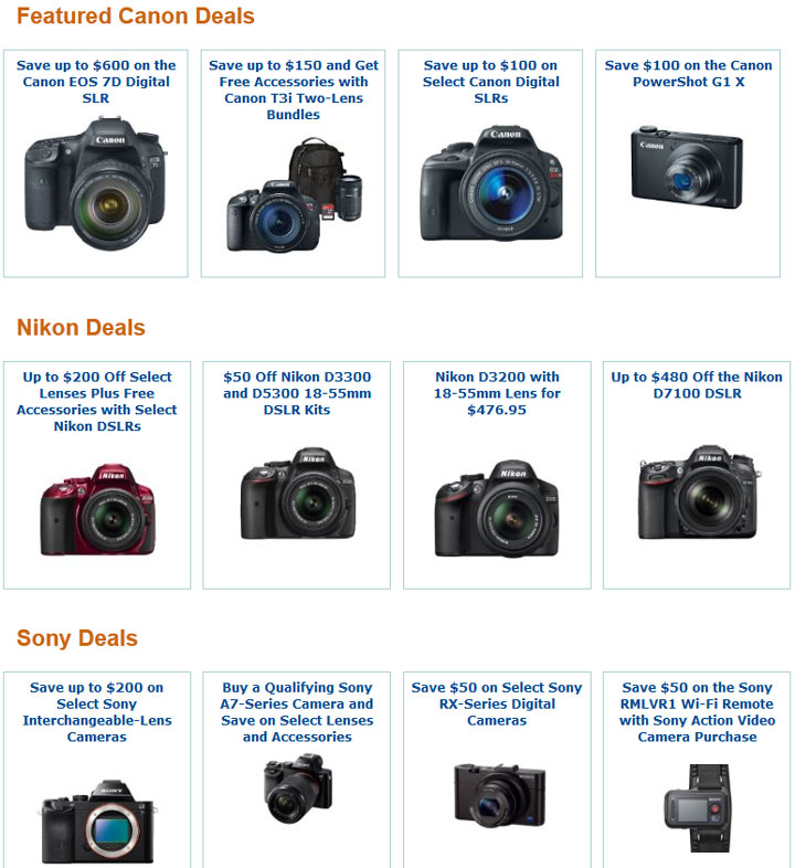 nikon d3200 bundle deals