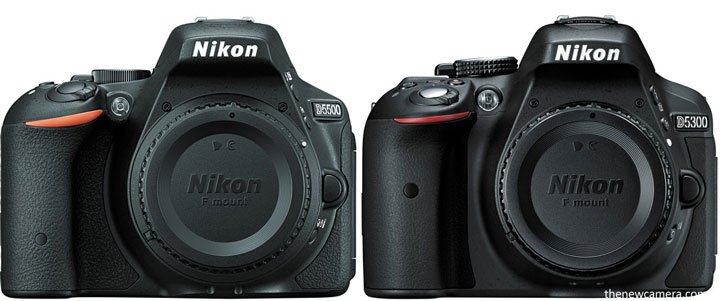 Difference Between Nikon D5300 and D5500