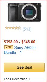 Sony A6000 discount image