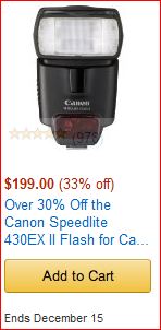 canon speed light off