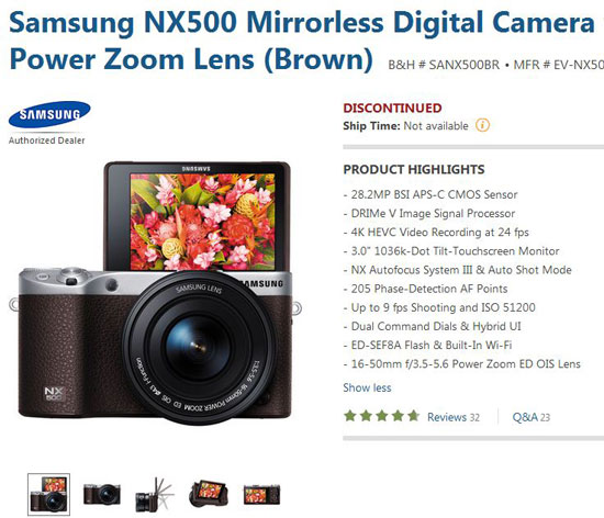 Samsung-NX500-discountinued