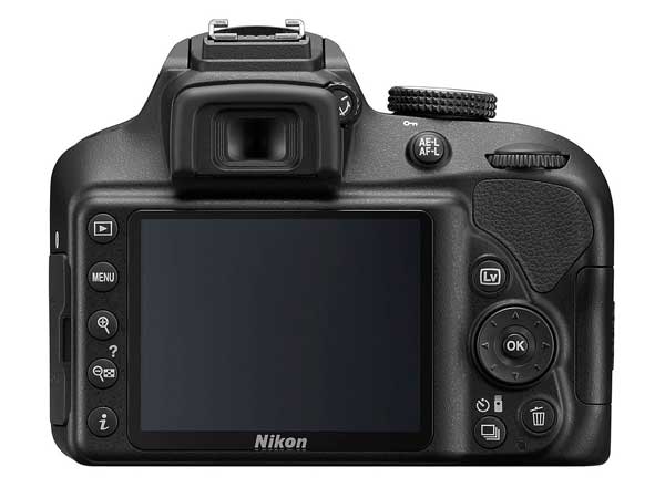 Nikon D3400 back image