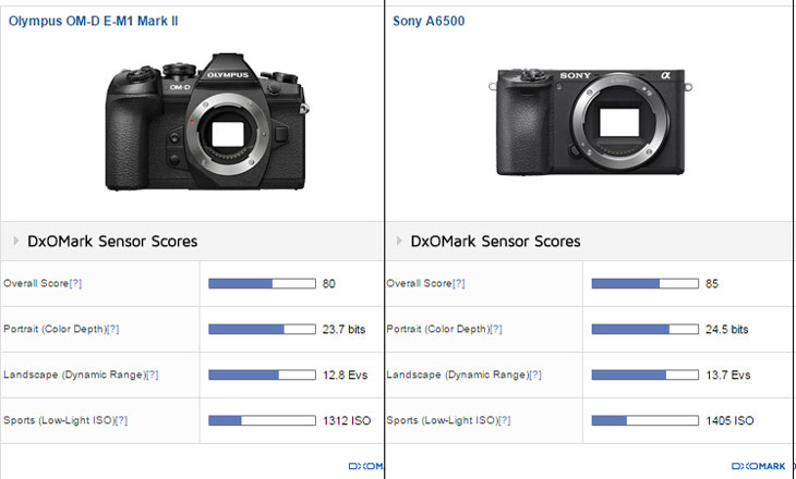 dxomark sony a6500