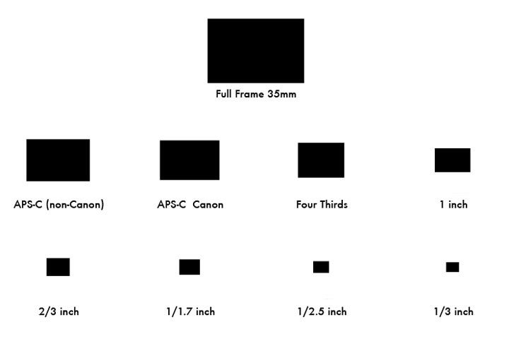 Sensor size comparison