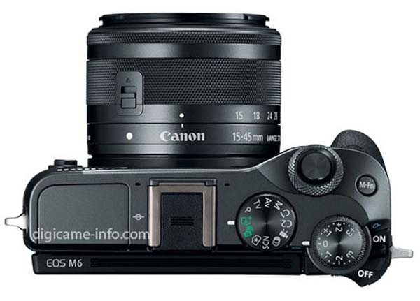 Canon EOS M6 top[ image