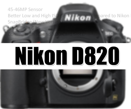 Nikon D820 New Camera