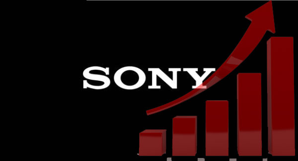 Sony sales graph up image