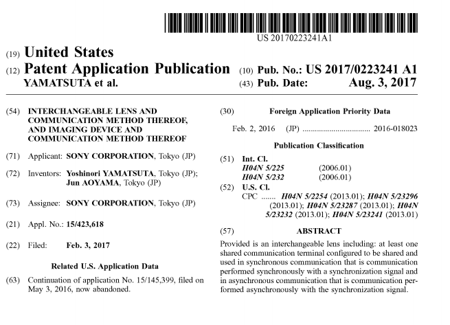 Patent details