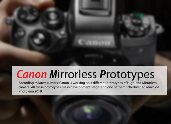 Canon Mirrorless Prototypes