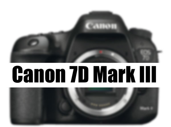 Canon 7D Mark III camera