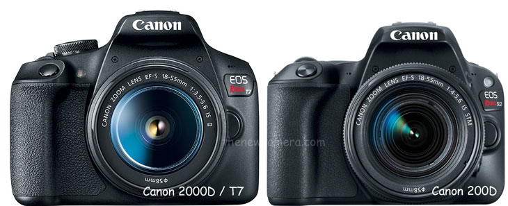 Kliniek Penetratie traagheid Canon 2000D vs Canon 200D « NEW CAMERA