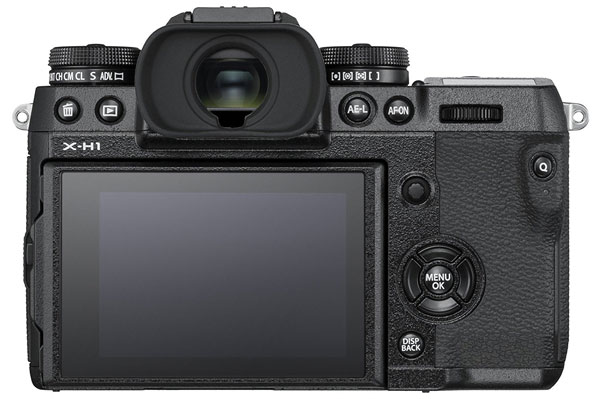 Fuji X-H1 camera back image