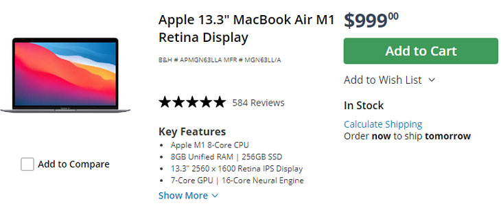 Apple's MacBook Air M2 is on sale for $1,000 right now