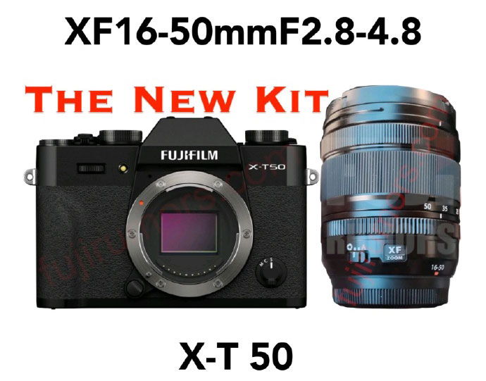 Fuji X-T50 Camera Coming with XF 16-50mm F2.8-4.8 Kit Lens « NEW