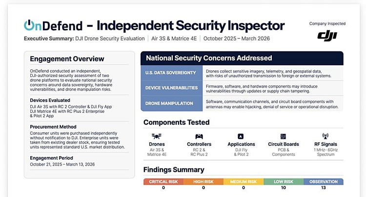 DJI audit clearance image 