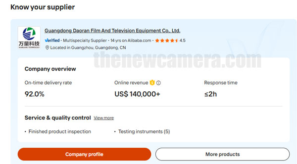 insta360 supplier profile