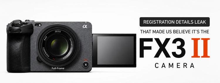 Sony FX3 II image new 