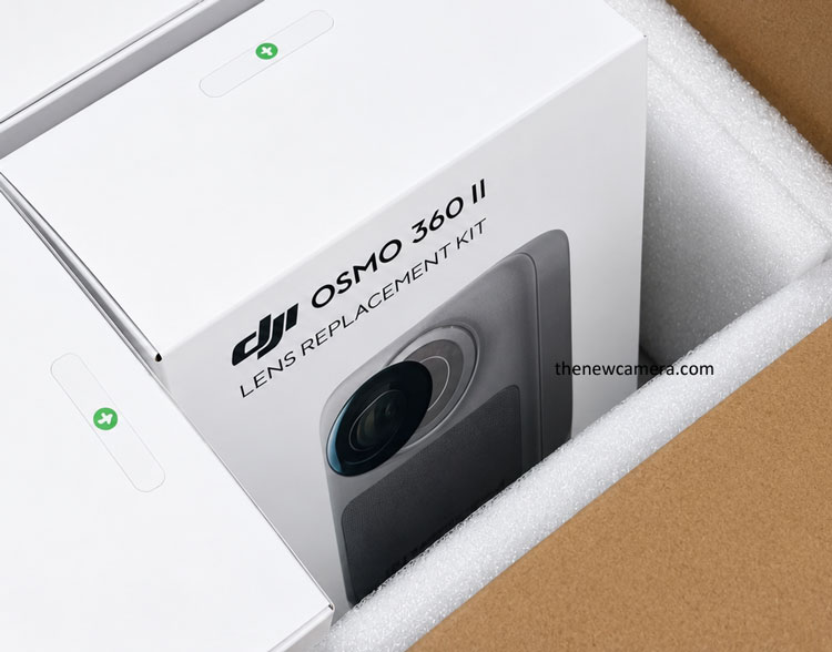 DJI Osmo 360 II Lens Replacement Kits Arrive in Warehouses