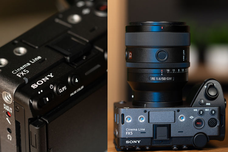 sony fx5 camera image